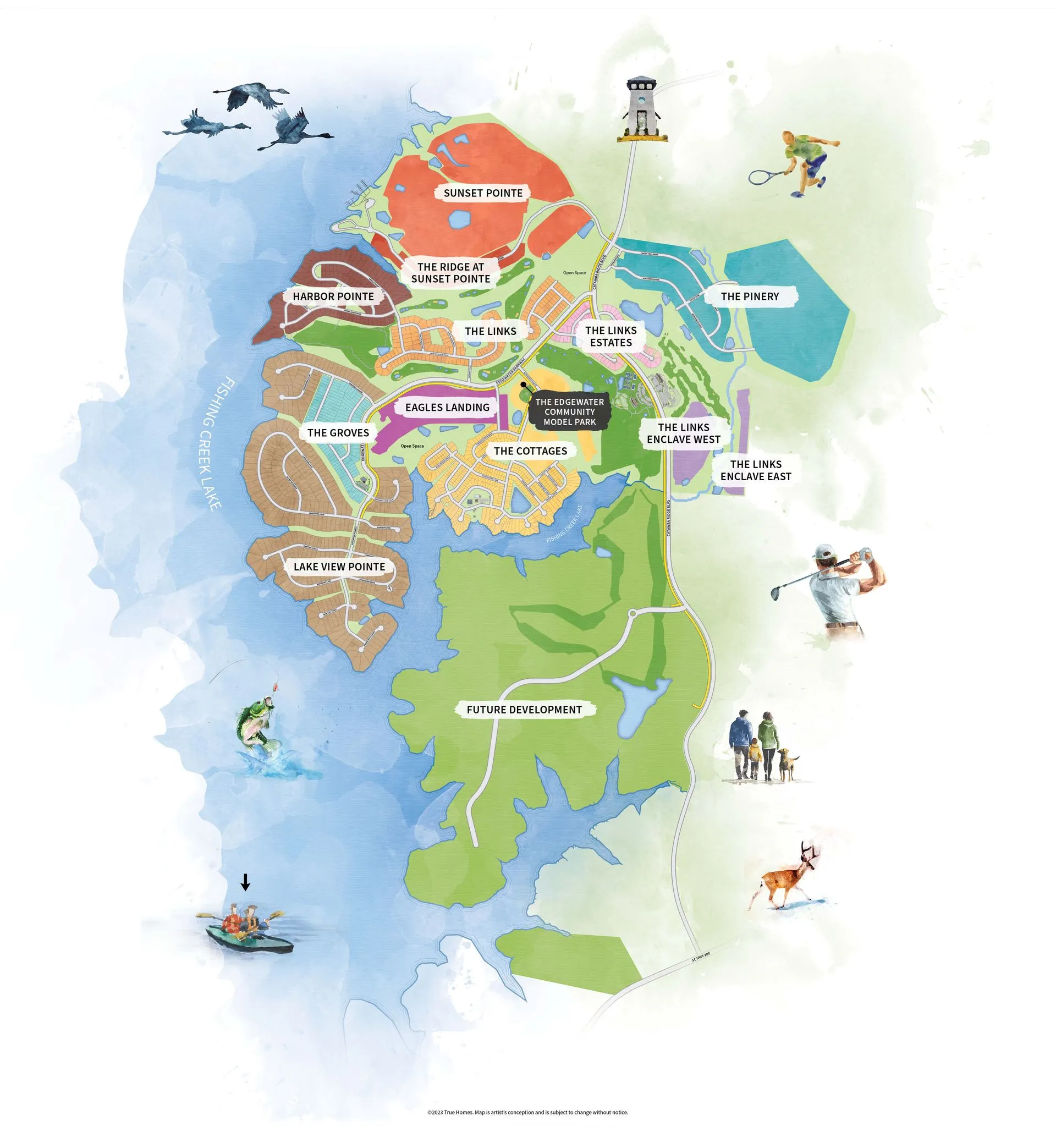 Map of neighborhoods within Edgewater.